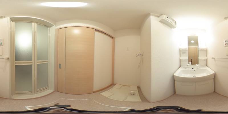 パノラマ画像洗面所