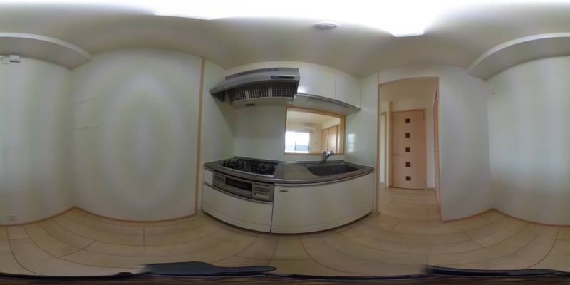 パノラマ画像キッチン