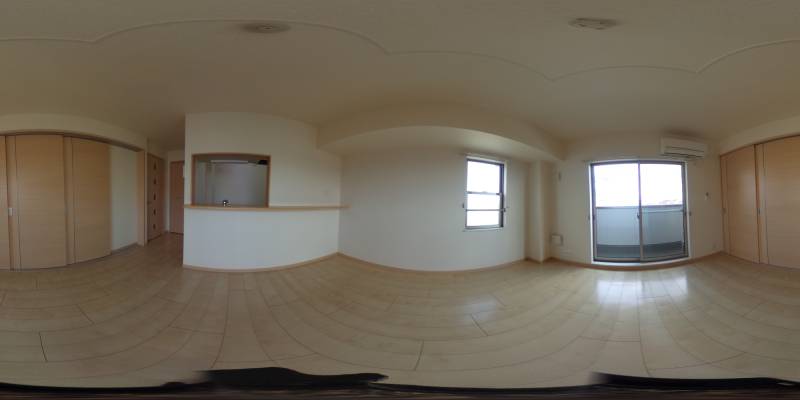 パノラマ画像リビング