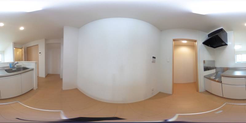 パノラマ画像キッチン