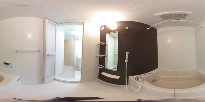 パノラマ画像バスルーム