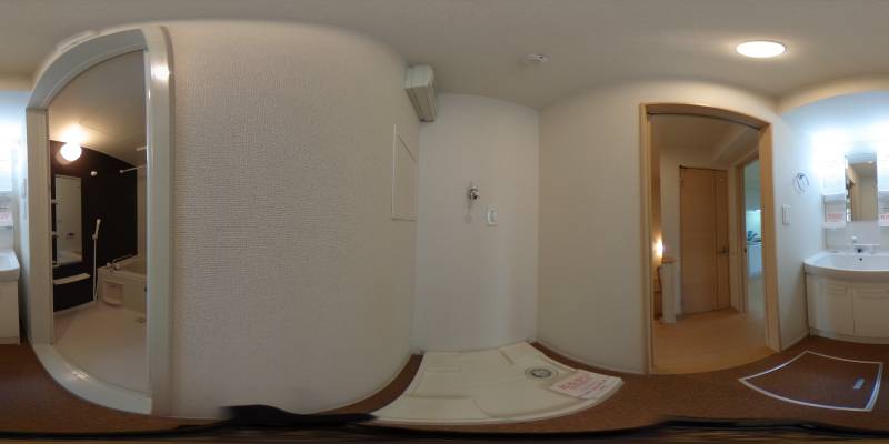 パノラマ画像洗面所