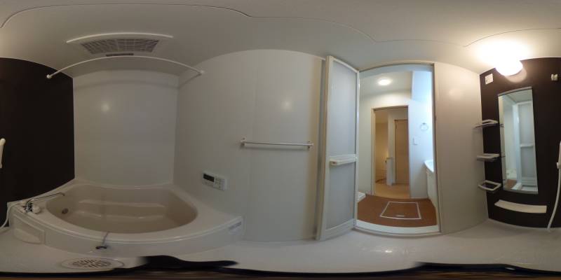 パノラマ画像バスルーム