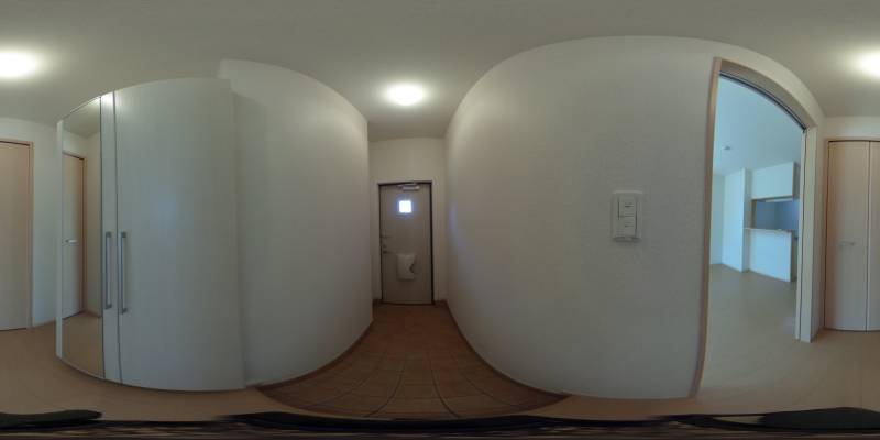 パノラマ画像玄関