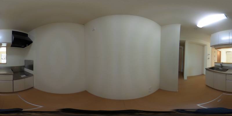 パノラマ画像キッチン