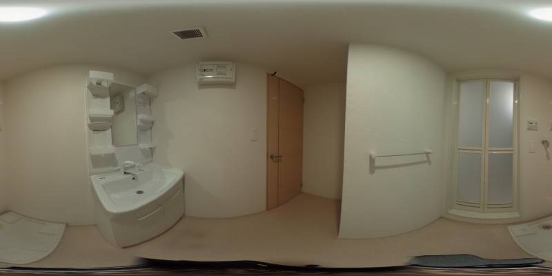 パノラマ画像洗面所
