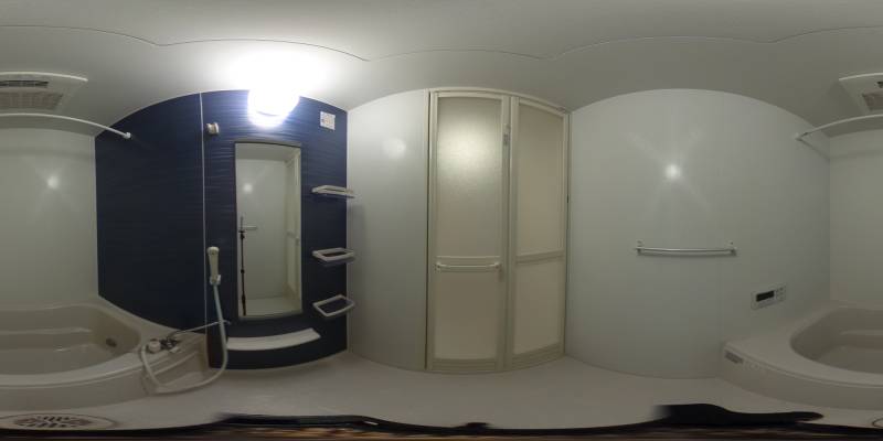 パノラマ画像バスルーム