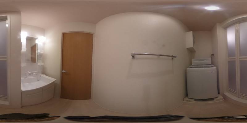 パノラマ画像洗面所