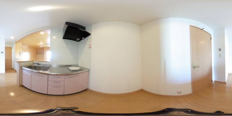 パノラマ画像キッチン