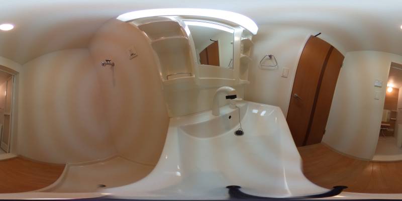 パノラマ画像洗面所