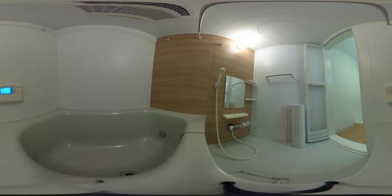 パノラマ画像バスルーム