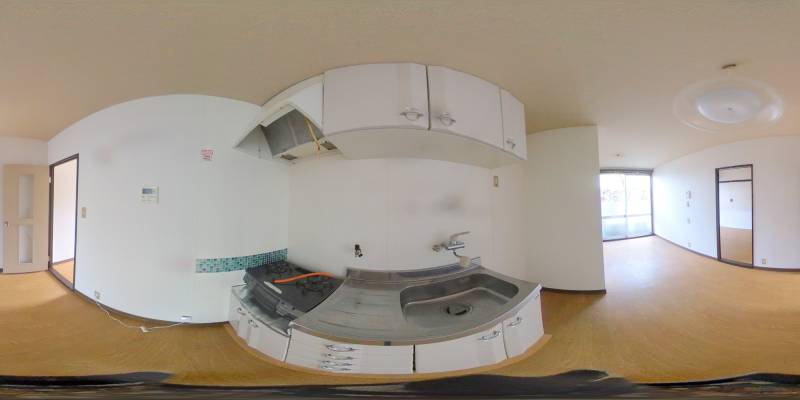 パノラマ画像キッチン