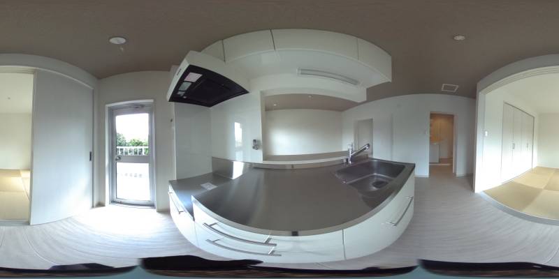 パノラマ画像キッチン