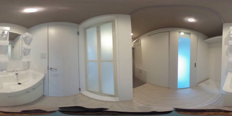 パノラマ画像洗面所