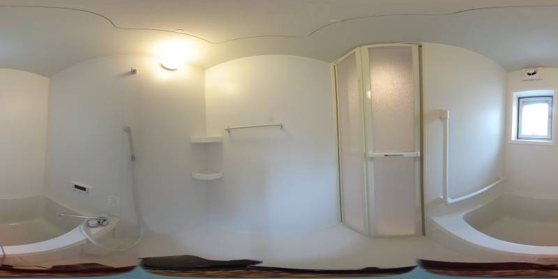 パノラマ画像バスルーム