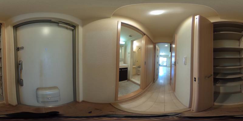 パノラマ画像玄関