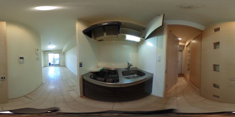 パノラマ画像キッチン