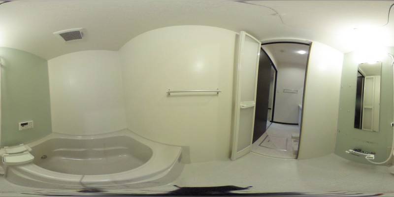 パノラマ画像バスルーム