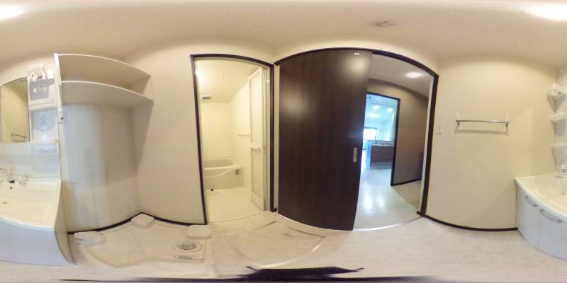 パノラマ画像洗面所