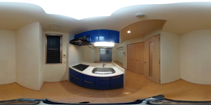 パノラマ画像キッチン