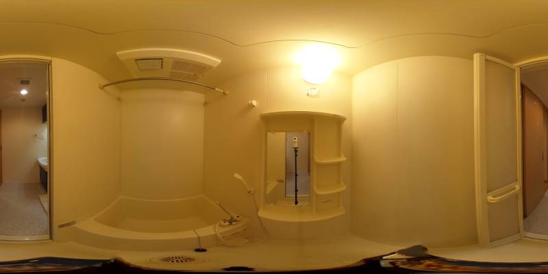 パノラマ画像バスルーム