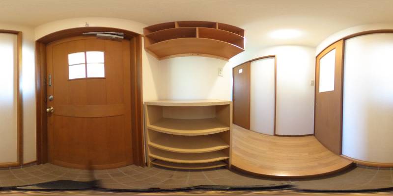 パノラマ画像玄関