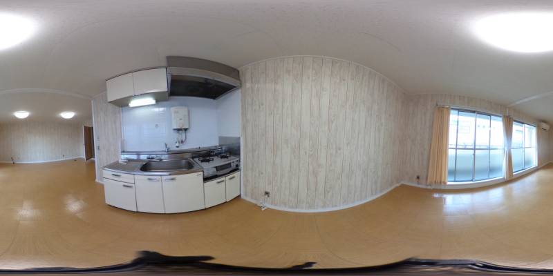 パノラマ画像キッチン