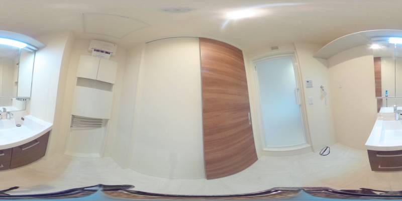 パノラマ画像洗面所