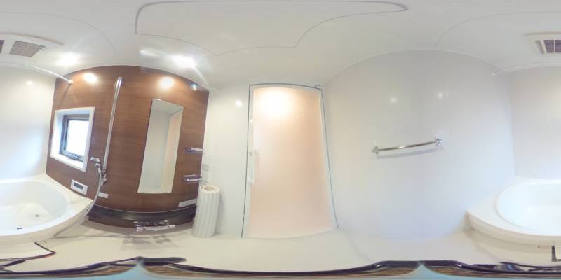 パノラマ画像バスルーム