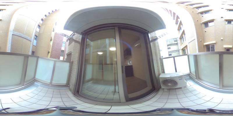 パノラマ画像バルコニー