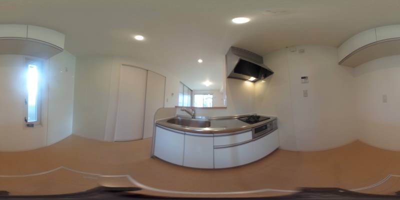 パノラマ画像キッチン