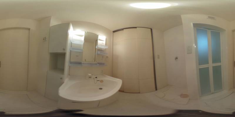 パノラマ画像洗面所