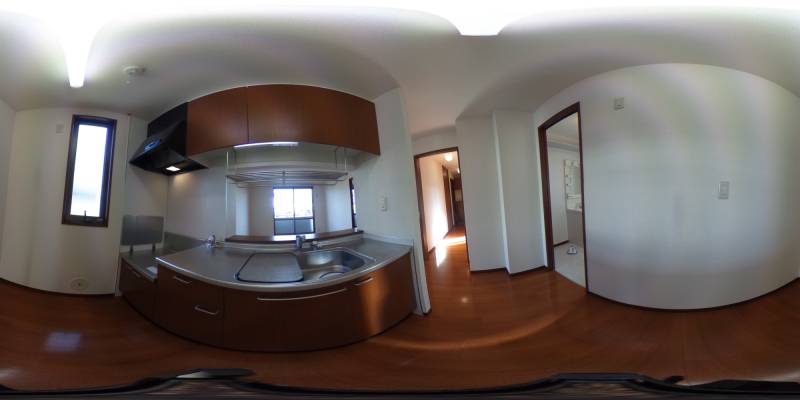 パノラマ画像キッチン