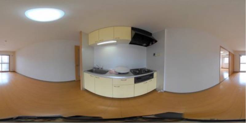 パノラマ画像キッチン