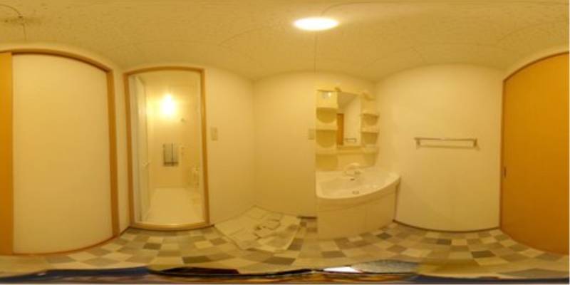 パノラマ画像洗面所