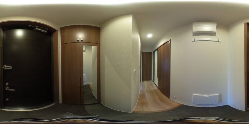 パノラマ画像玄関