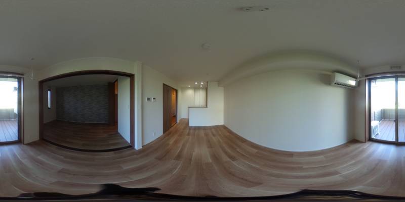 パノラマ画像リビング