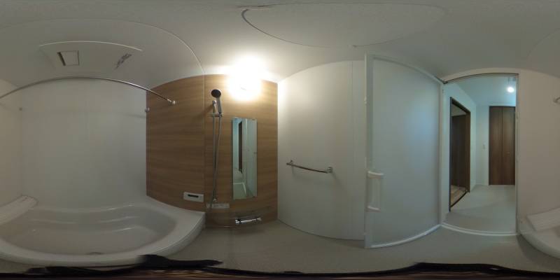 パノラマ画像バスルーム