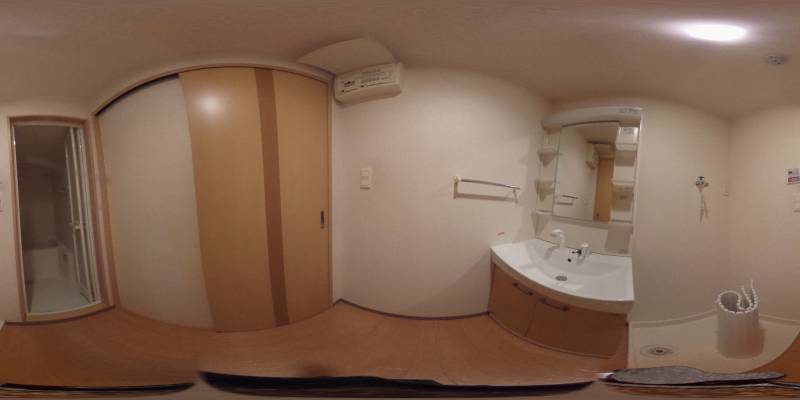パノラマ画像洗面所