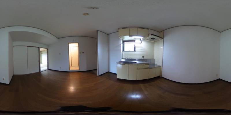 パノラマ画像キッチン