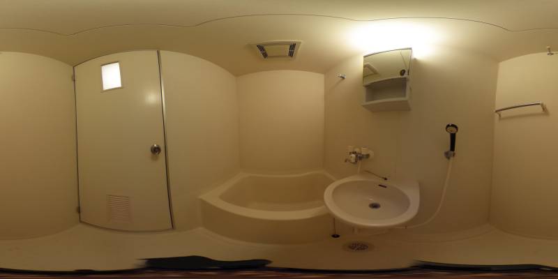 パノラマ画像バスルーム