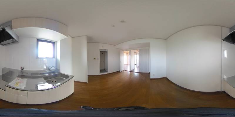 パノラマ画像キッチン