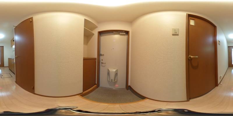 パノラマ画像玄関