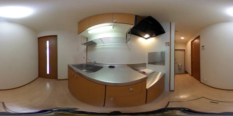 パノラマ画像キッチン