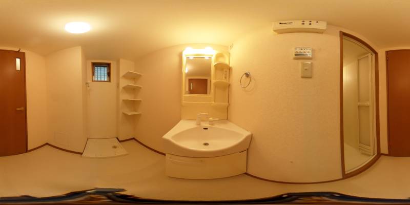 パノラマ画像洗面所