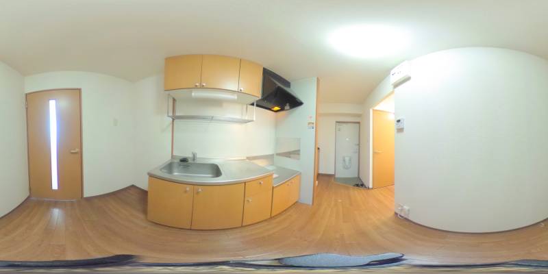 パノラマ画像キッチン