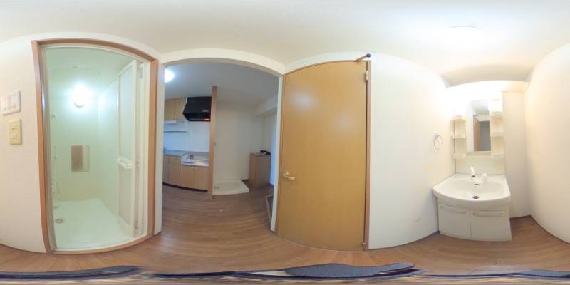 パノラマ画像洗面所