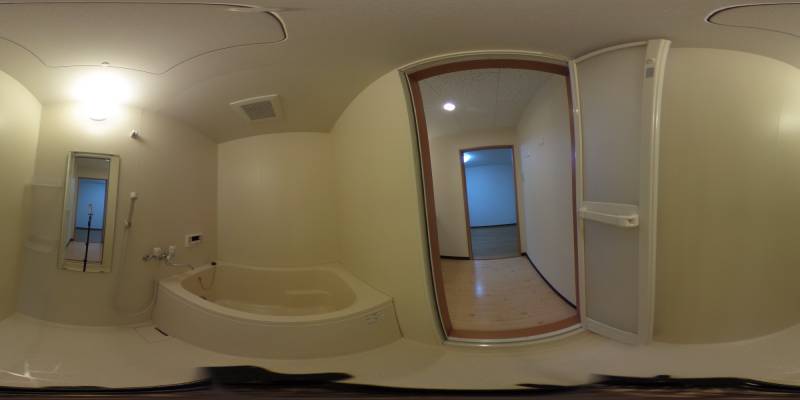 パノラマ画像バスルーム