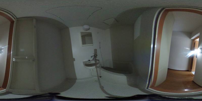 パノラマ画像バスルーム