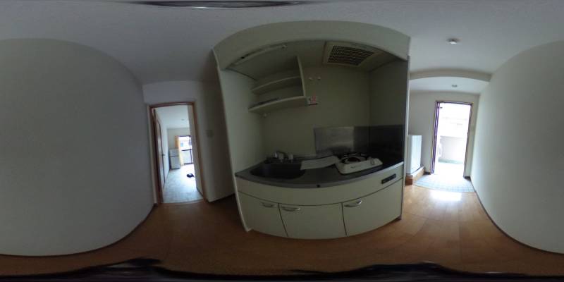 パノラマ画像キッチン